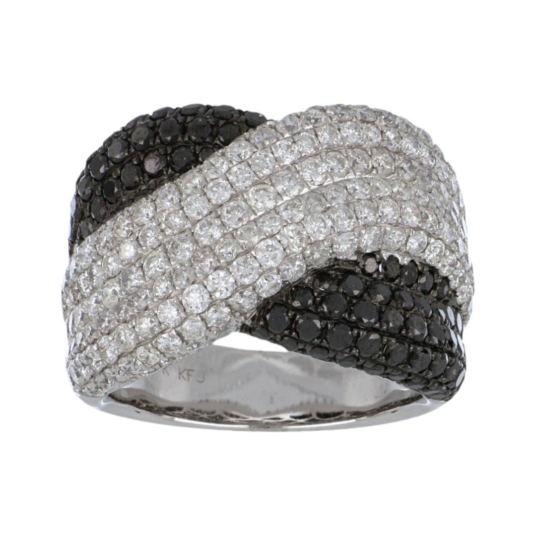 Buy Black Diamond Ring (Black Diamond 1.48 cts. White Diamond 2.78 cts) at Kay's Fine Jewelry