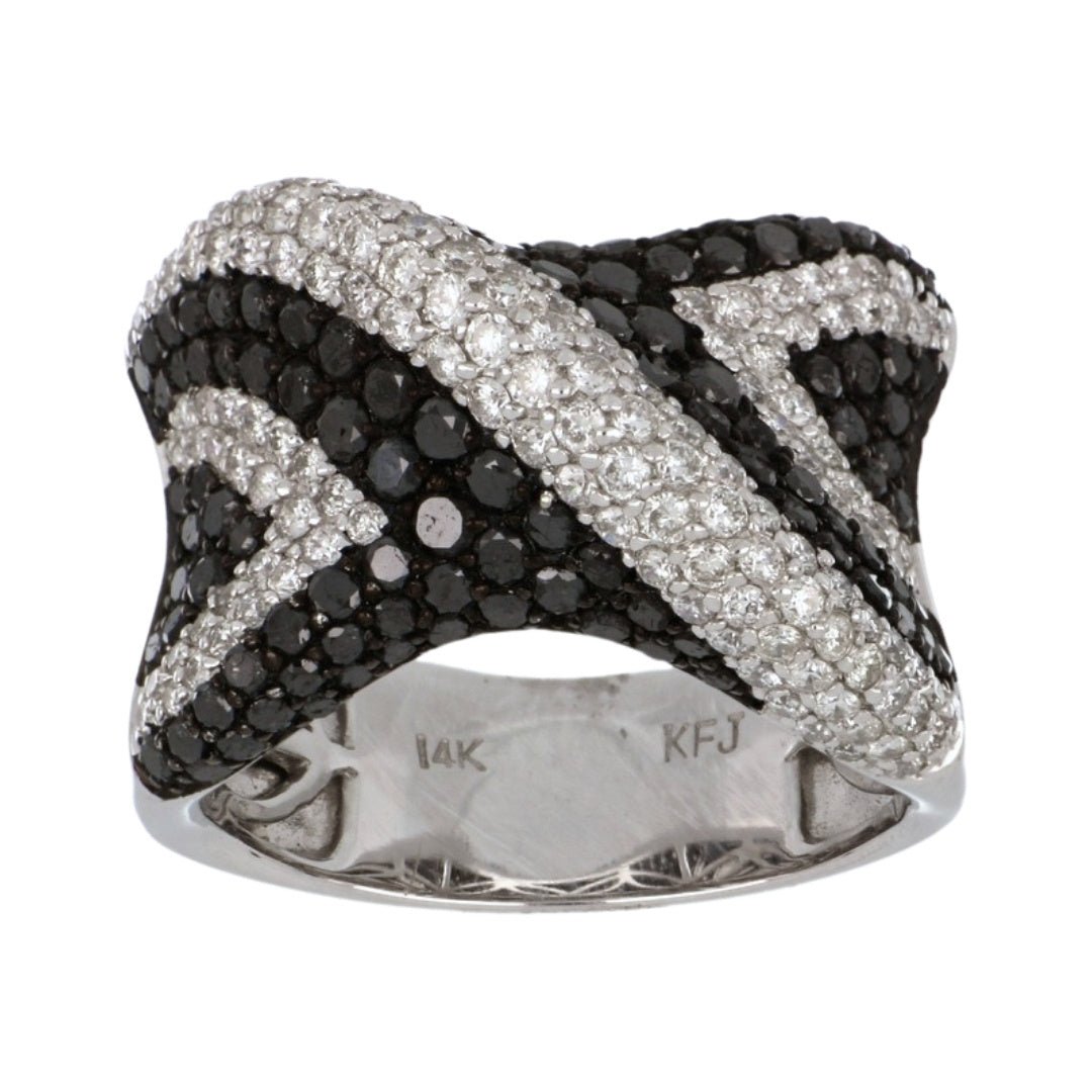 Buy Black Diamond Ring (Black Diamond 1.76 cts. White Diamond 1.26 cts.) at Kay's Fine Jewelry