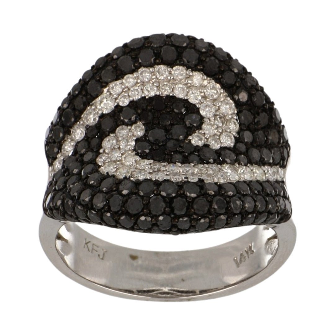 Buy Black Diamond Ring (Black Diamond 1.85 cts. White Diamond 0.45 cts.) at Kay's Fine Jewelry