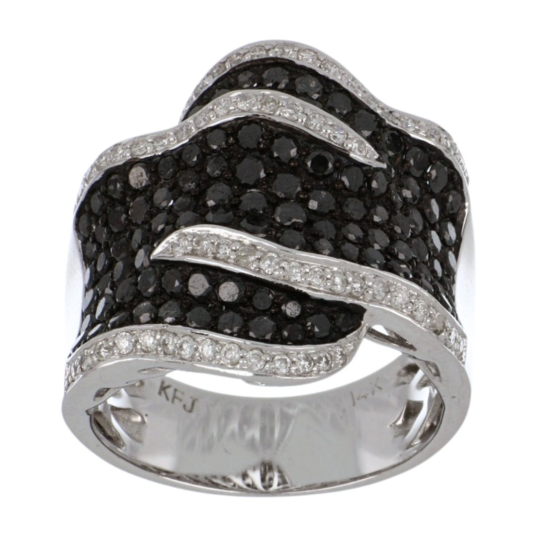 Buy Black Diamond Ring (Black Diamond 1.87 cts. White Diamond 0.37 cts.) at Kay's Fine Jewelry