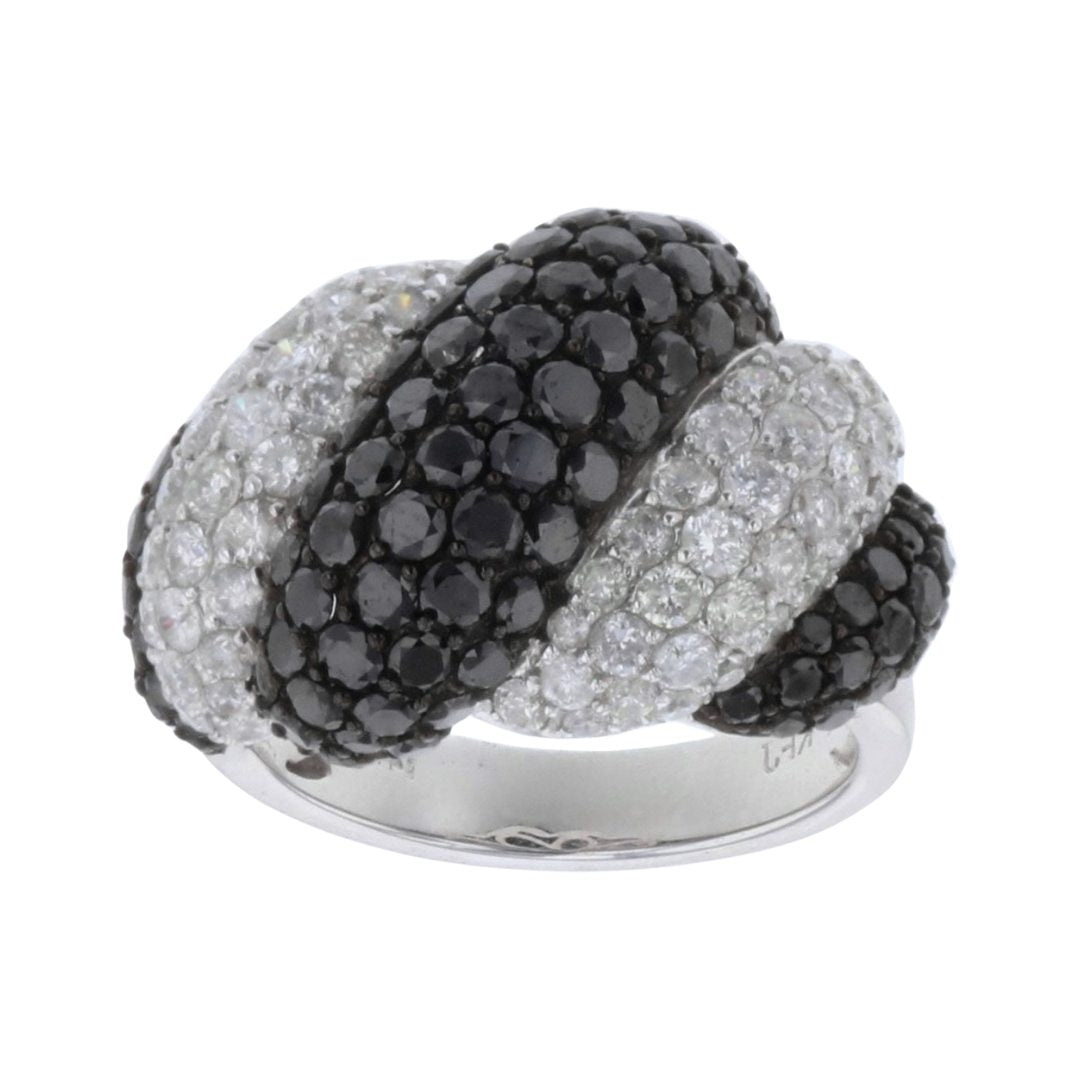 Buy Black Diamond Ring (Black Diamond 2.74 cts. Cut White Diamond 1.91 cts.) at Kay's Fine Jewelry
