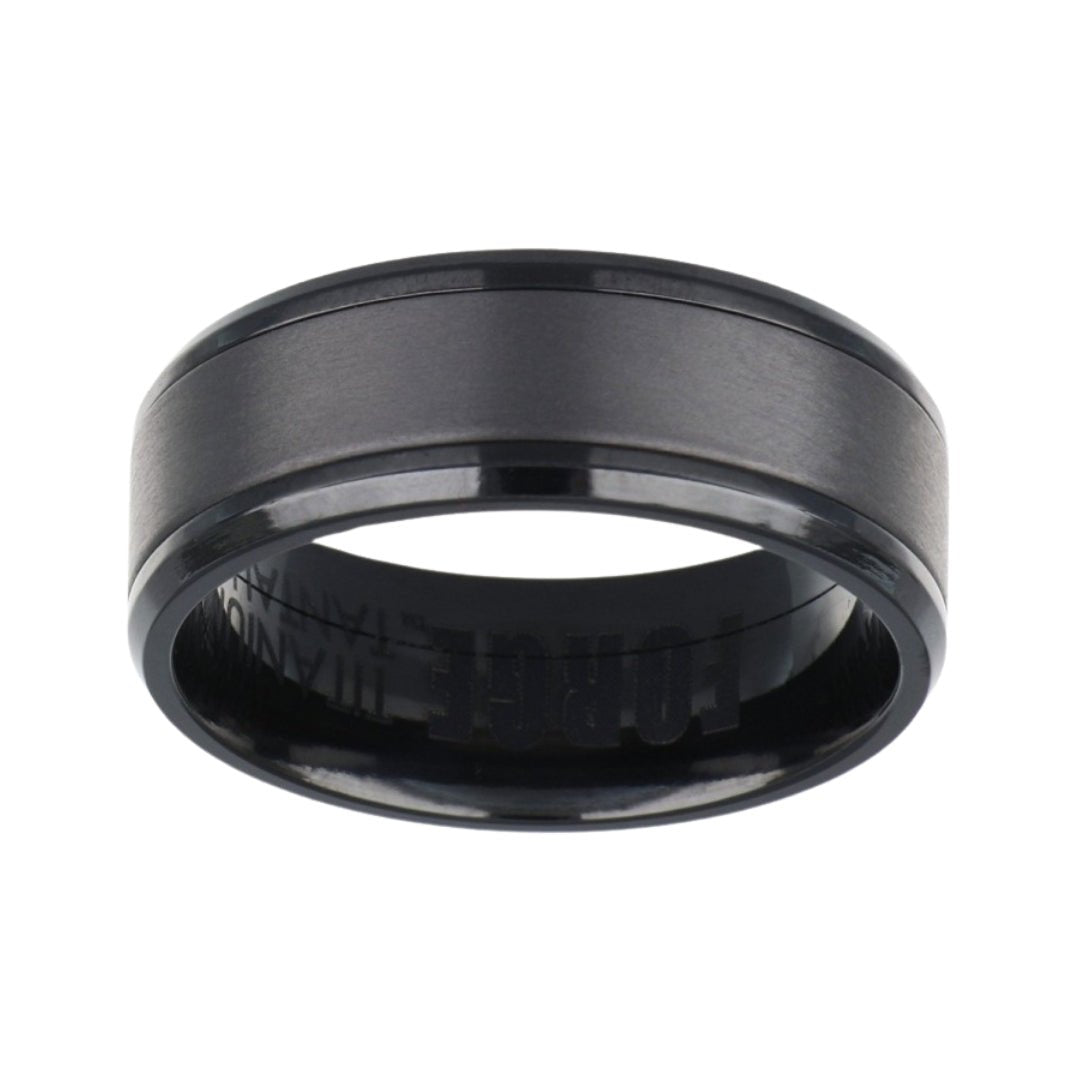 Black Titanium/Tantalum Men's Ring Not Net