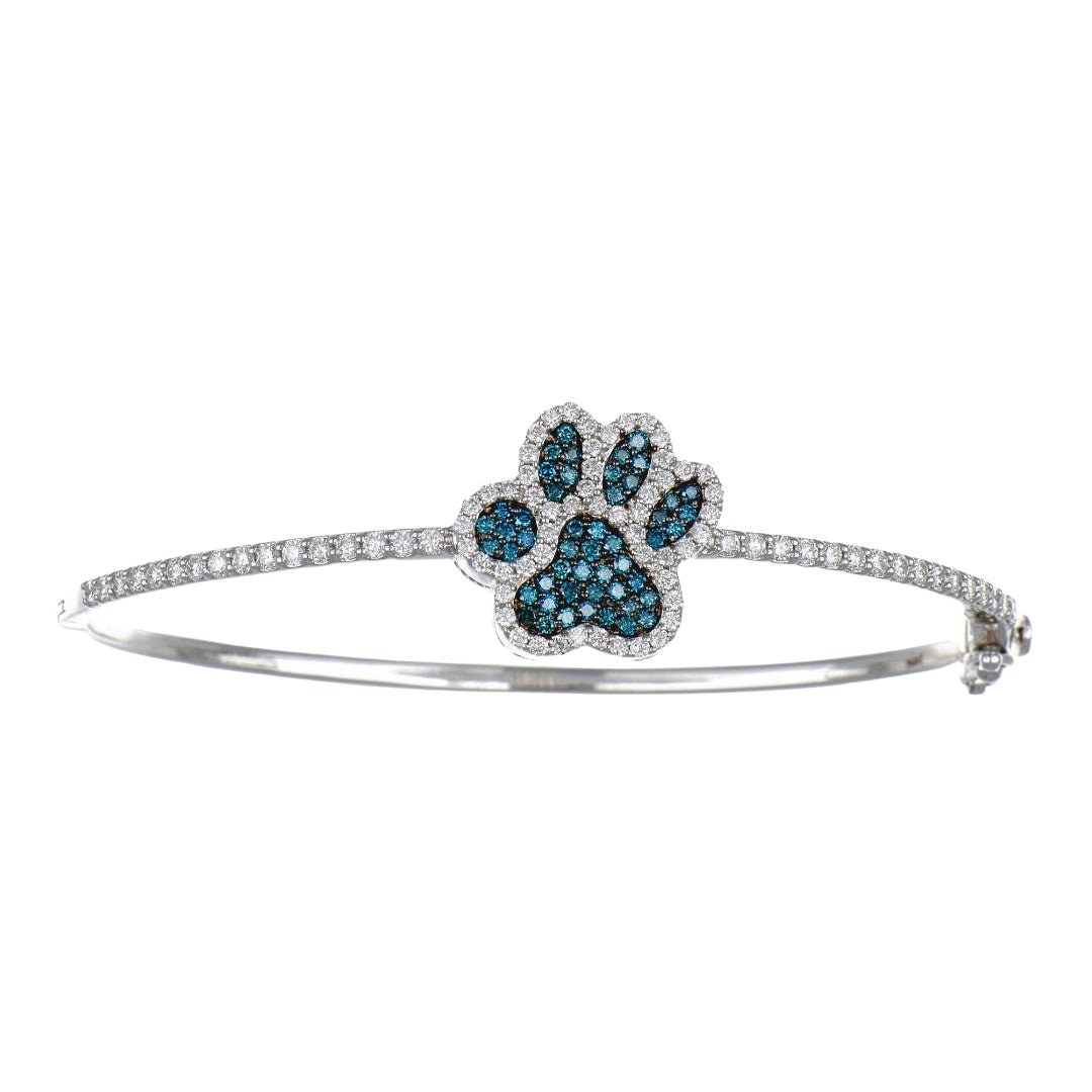 Buy Blue Diamond Bangle (Blue Diamond 0.42 cts. White Diamond 1.08 cts.) at Kay's Fine Jewelry
