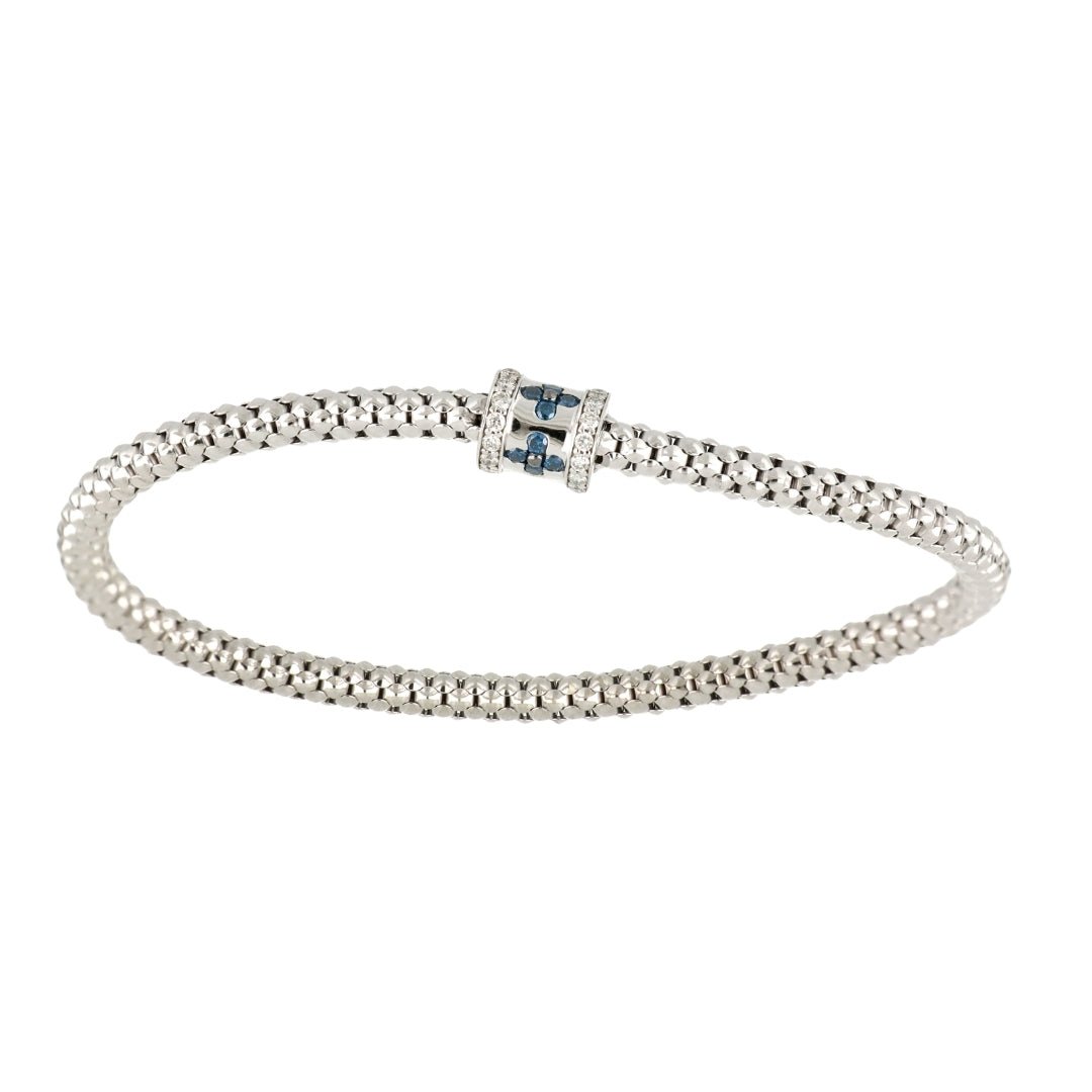 Buy Blue Diamond Bangle (Blue Diamond 0.55 cts. White Diamond 0.4 cts.) at Kay's Fine Jewelry