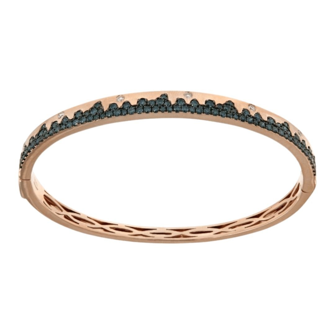 Buy Blue Diamond Bangle (Blue Diamond 1.31 cts. White Diamond 0.11 cts.) at Kay's Fine Jewelry