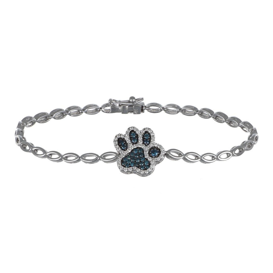 Buy Blue Diamond Bracelet (Blue Diamond 0.26 cts. White Diamond 0.32 cts.) at Kay's Fine Jewelry