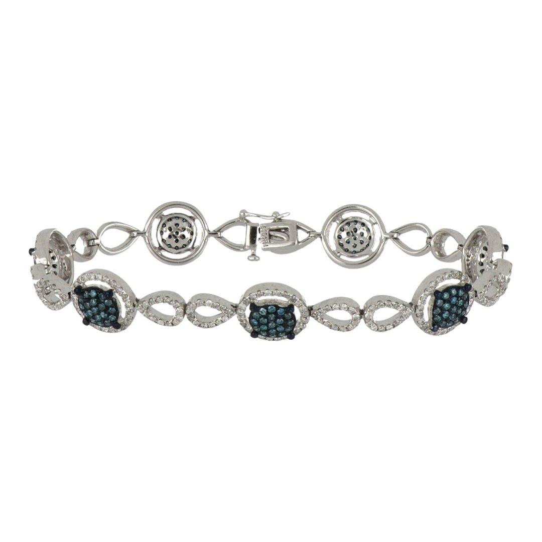 Buy Blue Diamond Bracelet (Blue Diamond 0.93 cts. White Diamond 1.8 cts.) at Kay's Fine Jewelry
