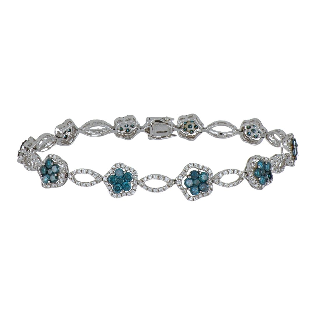 Buy Blue Diamond Bracelet (Blue Diamond 2.75 cts. White Diamond 1.65 cts.) at Kay's Fine Jewelry