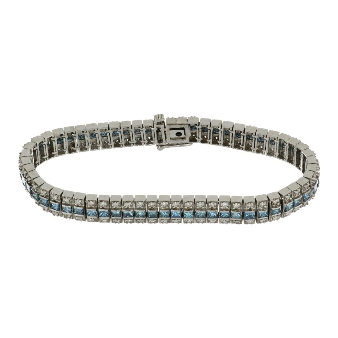 Buy Blue Diamond Bracelet (Blue Diamond 7.5 cts. White Diamonds) at Kay's Fine Jewelry