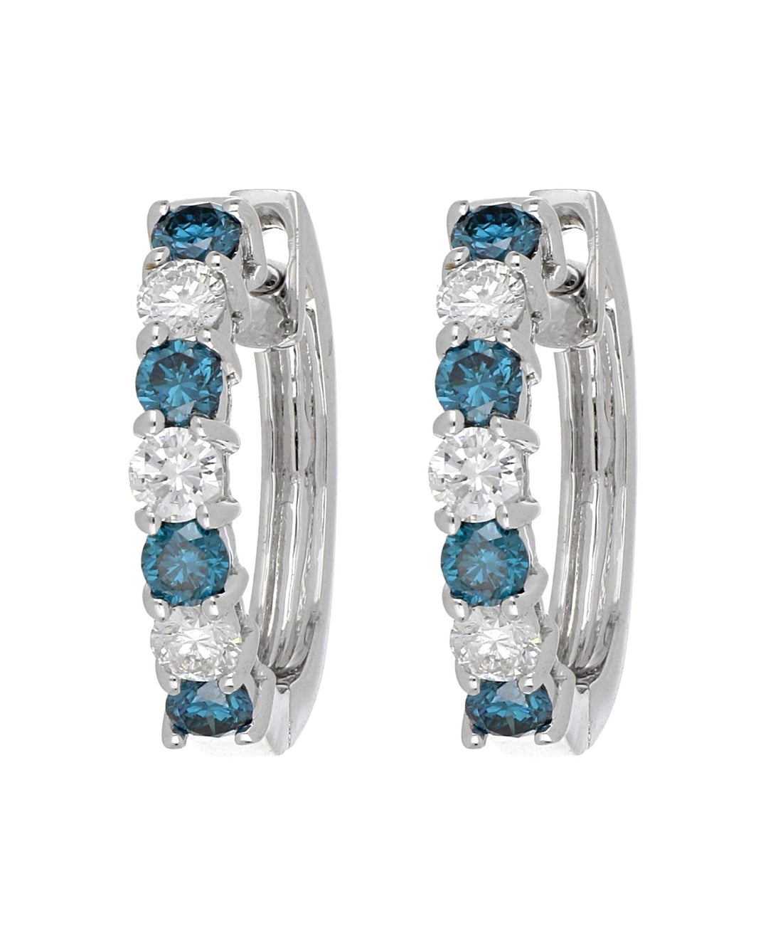 Buy Blue Diamond Earrings (Blue Diamond 0.37 cts. White Diamond 0.27 cts.) at Kay's Fine Jewelry