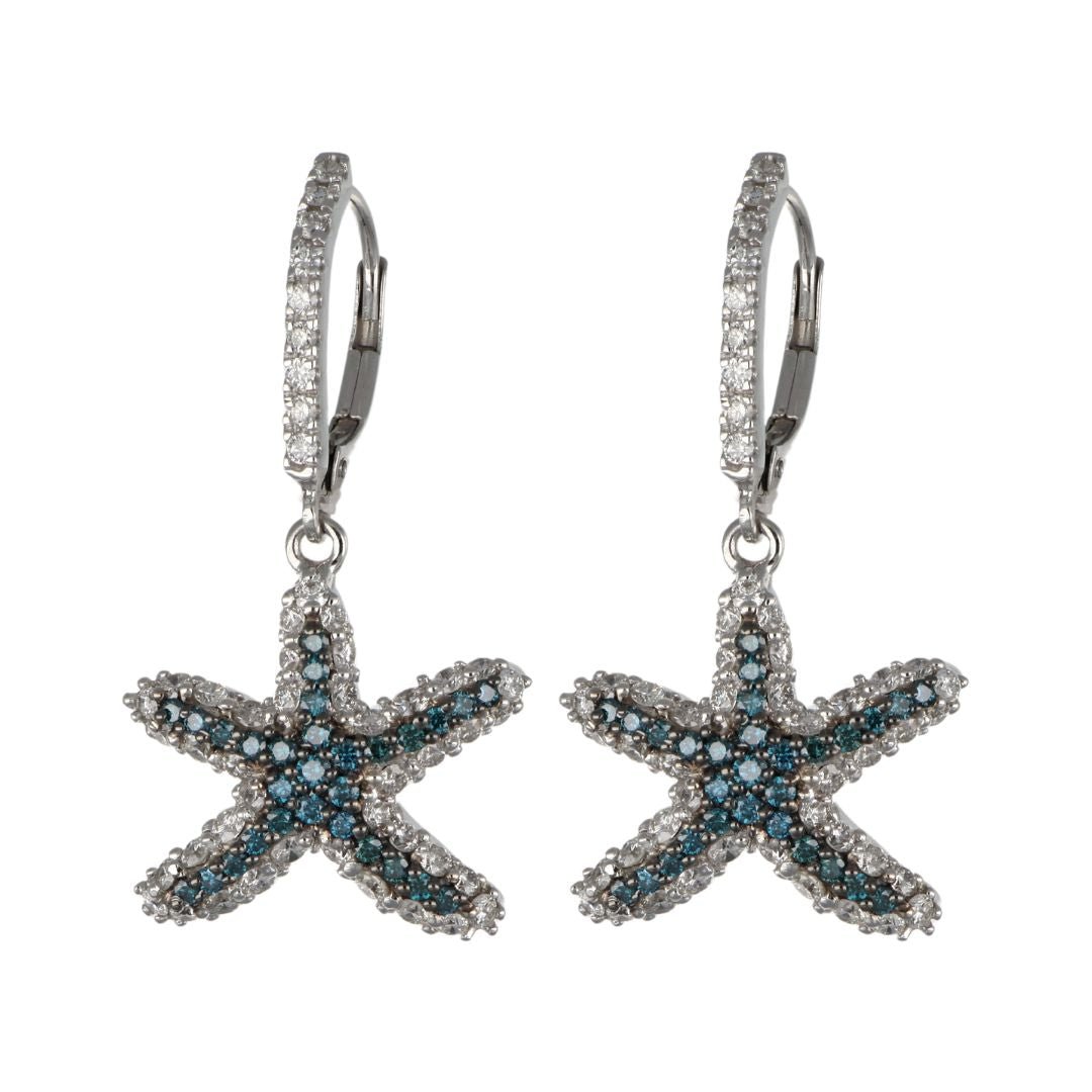 Buy Blue Diamond Earrings (Blue Diamond 1.42 cts. White Diamond 0.7 cts.) at Kay's Fine Jewelry