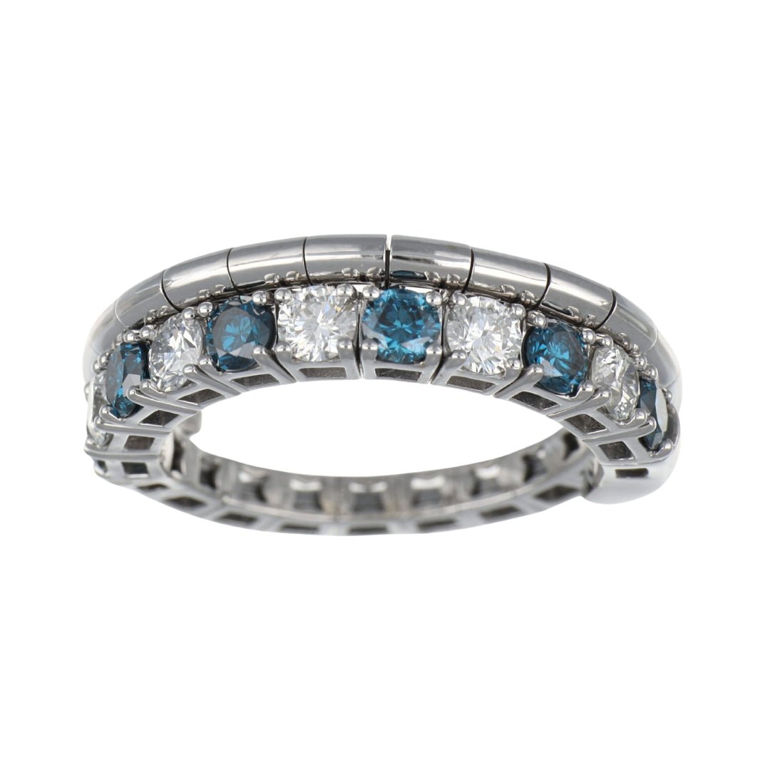 Buy Blue Diamond Flexi Ring (Blue Diamond 0.56 cts. White Diamond 0.46 cts.) at Kay's Fine Jewelry