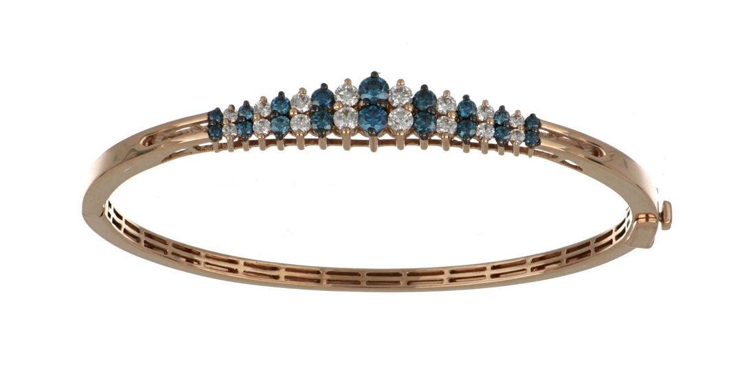 Buy Blue Diamond Ladies Bangle (Blue Diamond 0.96 cts. White Diamond 0.78 cts.) at Kay's Fine Jewelry