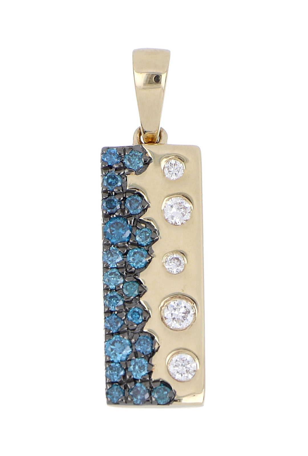 Blue Diamond Ladies Pendant (Blue Diamond 0.12 cts. White Diamond 0.06 cts.) Not Net