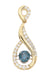 Blue Diamond Ladies Pendant (Blue Diamond 0.76 cts. White Diamond 0.39 cts.) Not Net