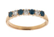 Blue Diamond Ladies Ring (Blue Diamond 0.28 cts. White Diamond 0.24 cts.) Not Net
