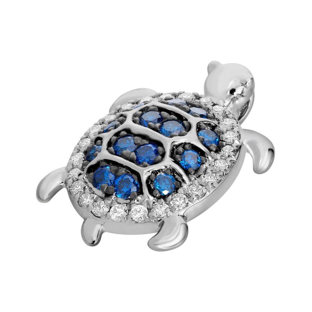 Buy Blue Diamond Pendant (Blue Diamond 0.23 cts. White Diamond 0.17 cts.) at Kay's Fine Jewelry