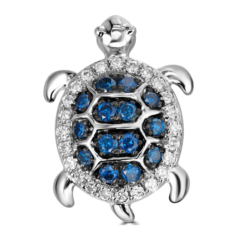 Buy Blue Diamond Pendant (Blue Diamond 0.23 cts. White Diamond 0.17 cts.) at Kay's Fine Jewelry