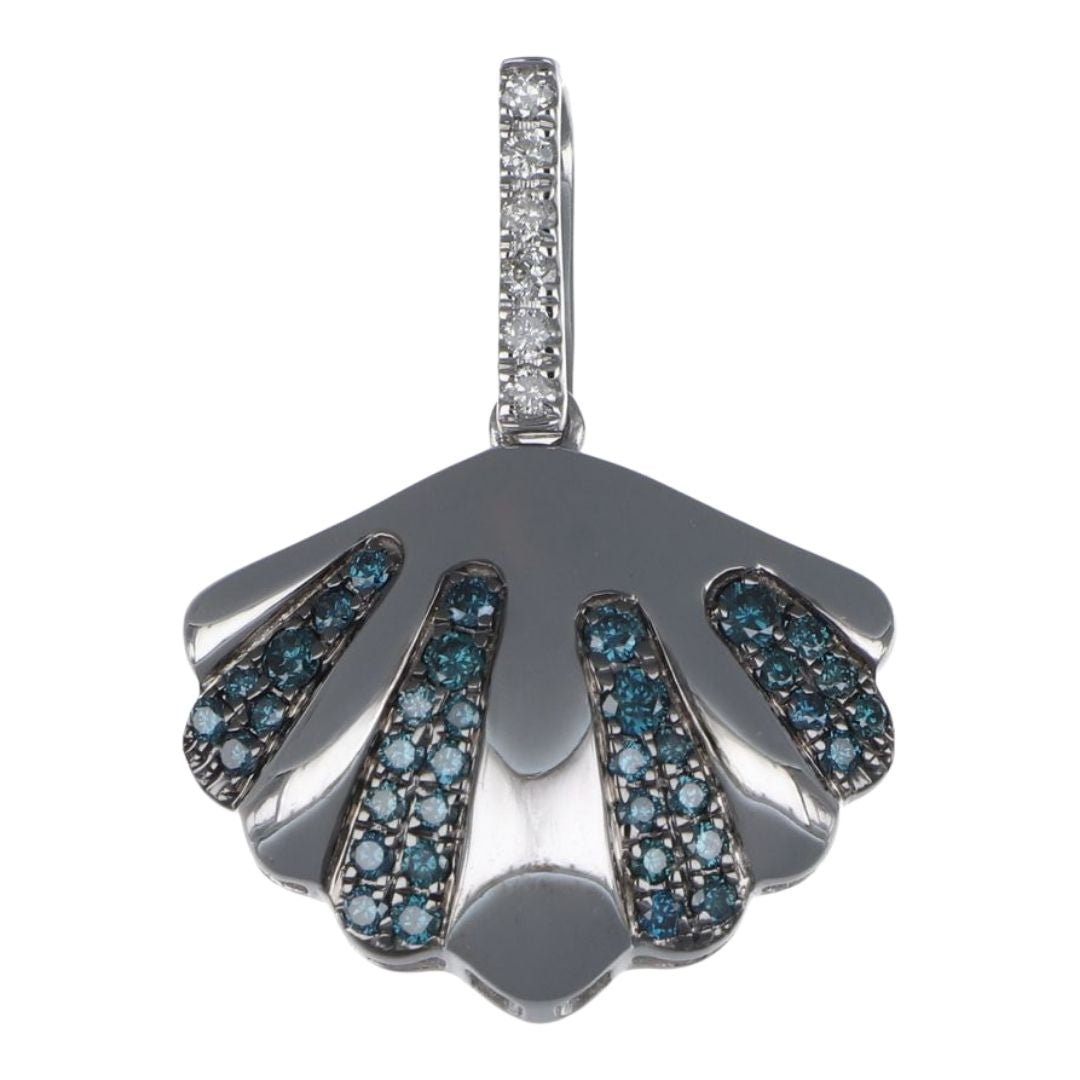 Buy Blue Diamond Pendant (Blue Diamond 0.24 cts. White Diamond 0.05 cts.) at Kay's Fine Jewelry
