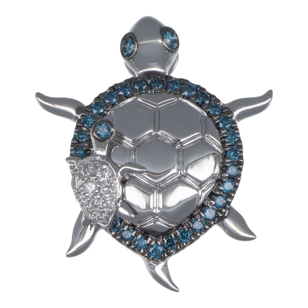 Buy Blue Diamond Pendant (Blue Diamond 0.27 cts. White Diamond 0.08 cts.) at Kay's Fine Jewelry