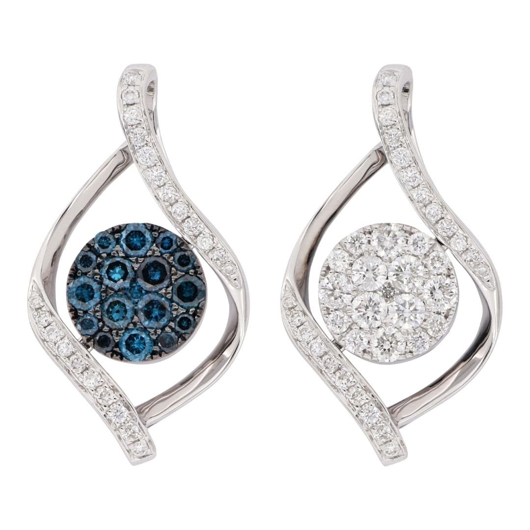 Buy Blue Diamond Pendant (Blue Diamond 0.45 cts. White Diamond 0.6 cts.) at Kay's Fine Jewelry