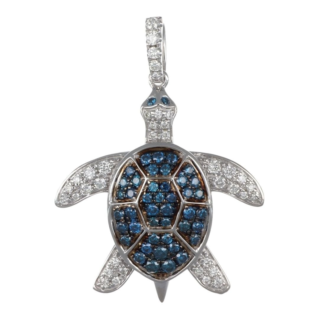 Buy Blue Diamond Pendant (Blue Diamond 0.48 cts. White Diamond 0.27 cts.) at Kay's Fine Jewelry