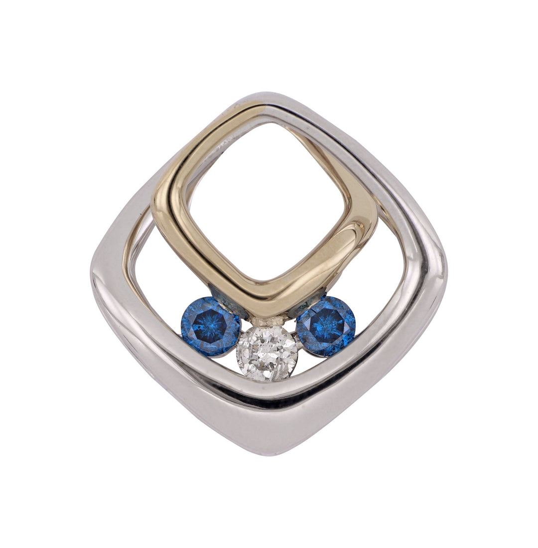 Buy Blue Diamond Pendant (Blue Diamond 0.55 cts. White Diamond Included cts.) at Kay's Fine Jewelry