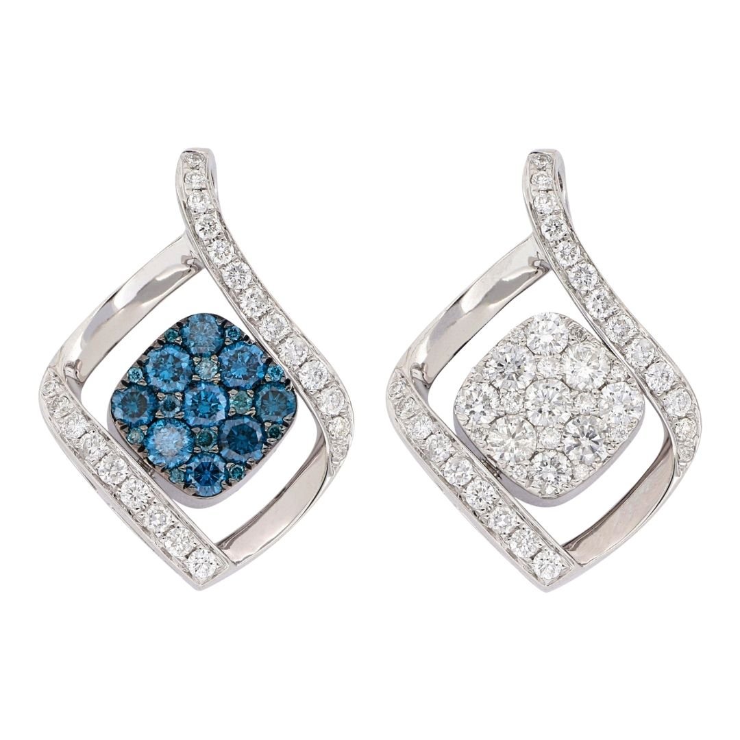 Buy Blue Diamond Pendant (Blue Diamond 0.65 cts. White Diamond 0.84 cts.) at Kay's Fine Jewelry