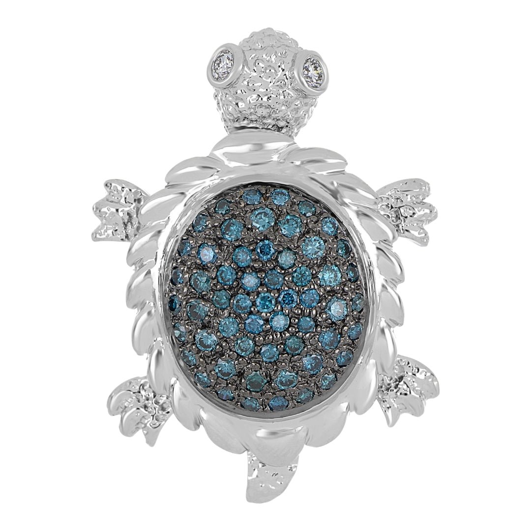 Buy Blue Diamond Pendant (Blue Diamond 0.69 cts. White Diamond 0.1 cts.) at Kay's Fine Jewelry