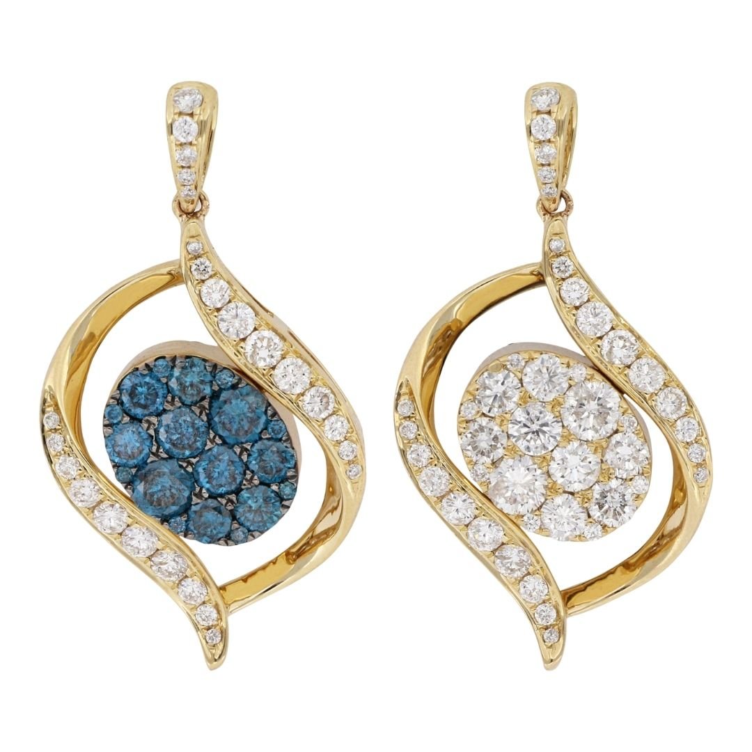 Buy Blue Diamond Pendant (Blue Diamond 0.85 cts. White Diamond 1.09 cts.) at Kay's Fine Jewelry