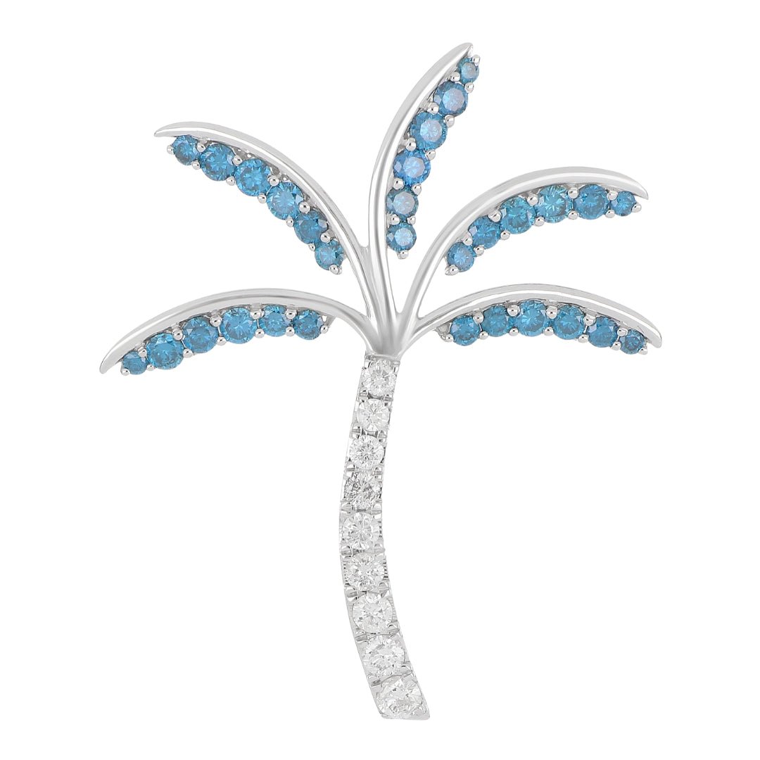 Buy Blue Diamond Pendant (Blue Diamond 0.89 cts. White Diamond 0.49 cts.) at Kay's Fine Jewelry