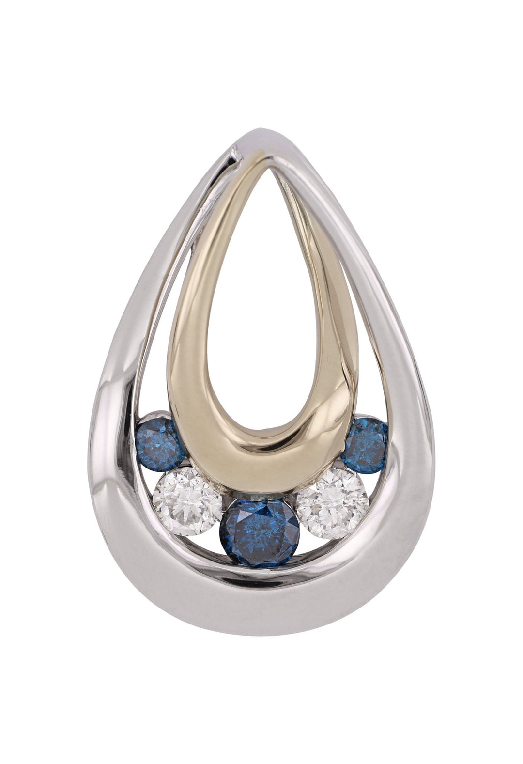 Buy Blue Diamond Pendant (Blue Diamond 1 cts. White Diamond Included cts.) at Kay's Fine Jewelry