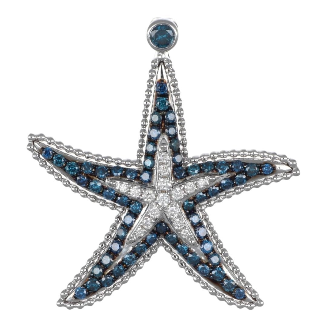 Buy Blue Diamond Pendant (Blue Diamond 1.12 cts. White Diamond 0.23 cts.) at Kay's Fine Jewelry