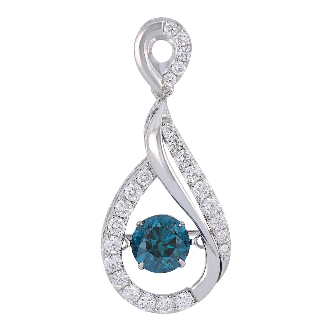 Buy Blue Diamond Pendant (Blue Diamond 1.27 cts. White Diamond 0.49 cts.) at Kay's Fine Jewelry