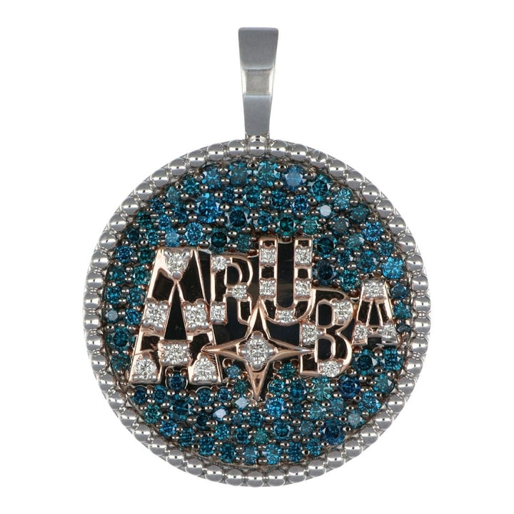 Buy Blue Diamond Pendant (Blue Diamond 1.48 cts. White Diamond 0.18 cts.) at Kay&