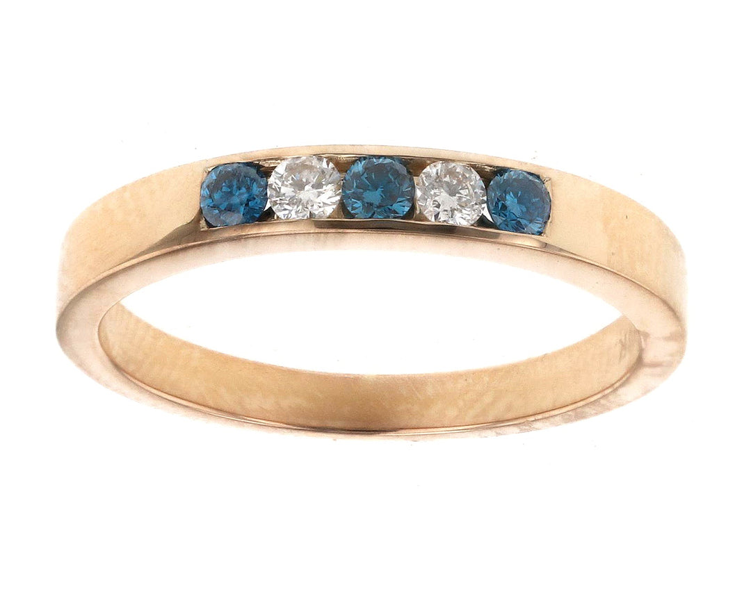 Buy Blue Diamond Ring (Blue Diamond 0.16 cts. White Diamond 0.11 cts.) at Kay's Fine Jewelry