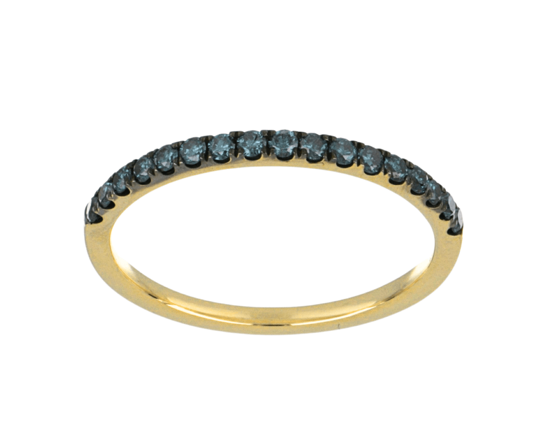 Blue Diamond Ring (Blue Diamond 0.29 cts.) Not Net