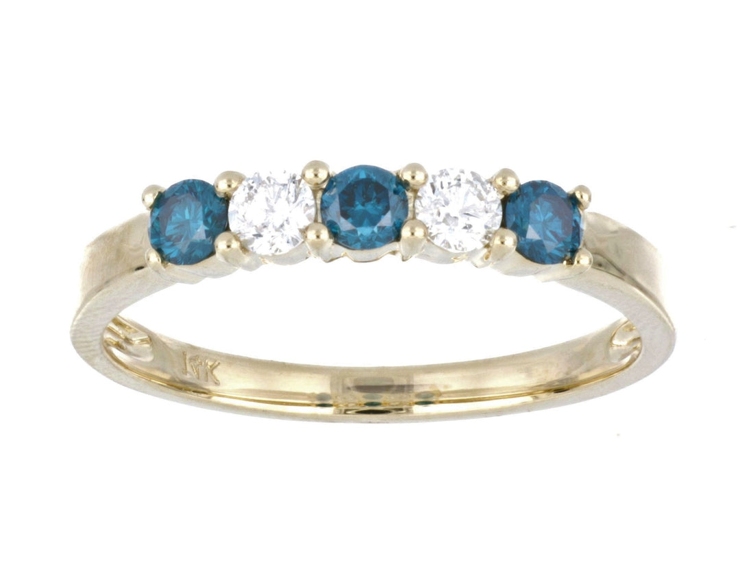 Buy Blue Diamond Ring (Blue Diamond 0.3 cts. White Diamond 0.2 cts.) at Kay's Fine Jewelry