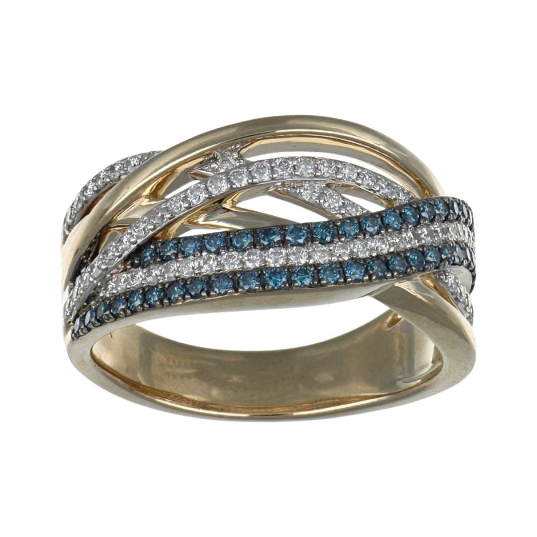 Buy Blue Diamond Ring (Blue Diamond 0.31 cts. White Diamond 0.31 cts.) at Kay's Fine Jewelry