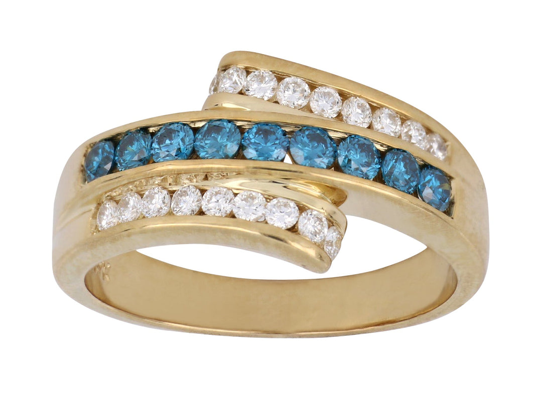 Buy Blue Diamond Ring (Blue Diamond 0.41 cts. White Diamond 0.28 cts.) at Kay's Fine Jewelry