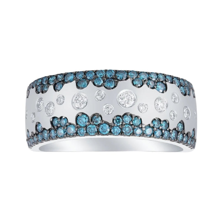 Buy Blue Diamond Ring (Blue Diamond 0.49 cts. White Diamond 0.18 cts.) at Kay&