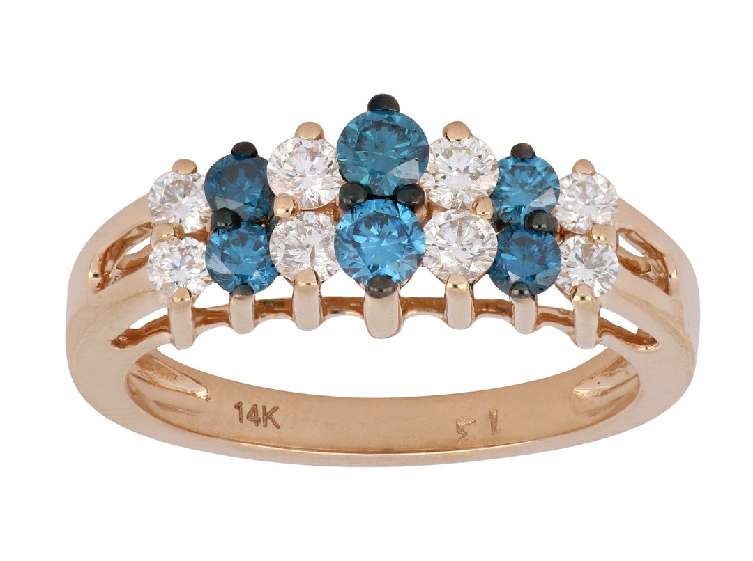 Buy Blue Diamond Ring (Blue Diamond 0.49 cts. White Diamond 0.44 cts.) at Kay's Fine Jewelry