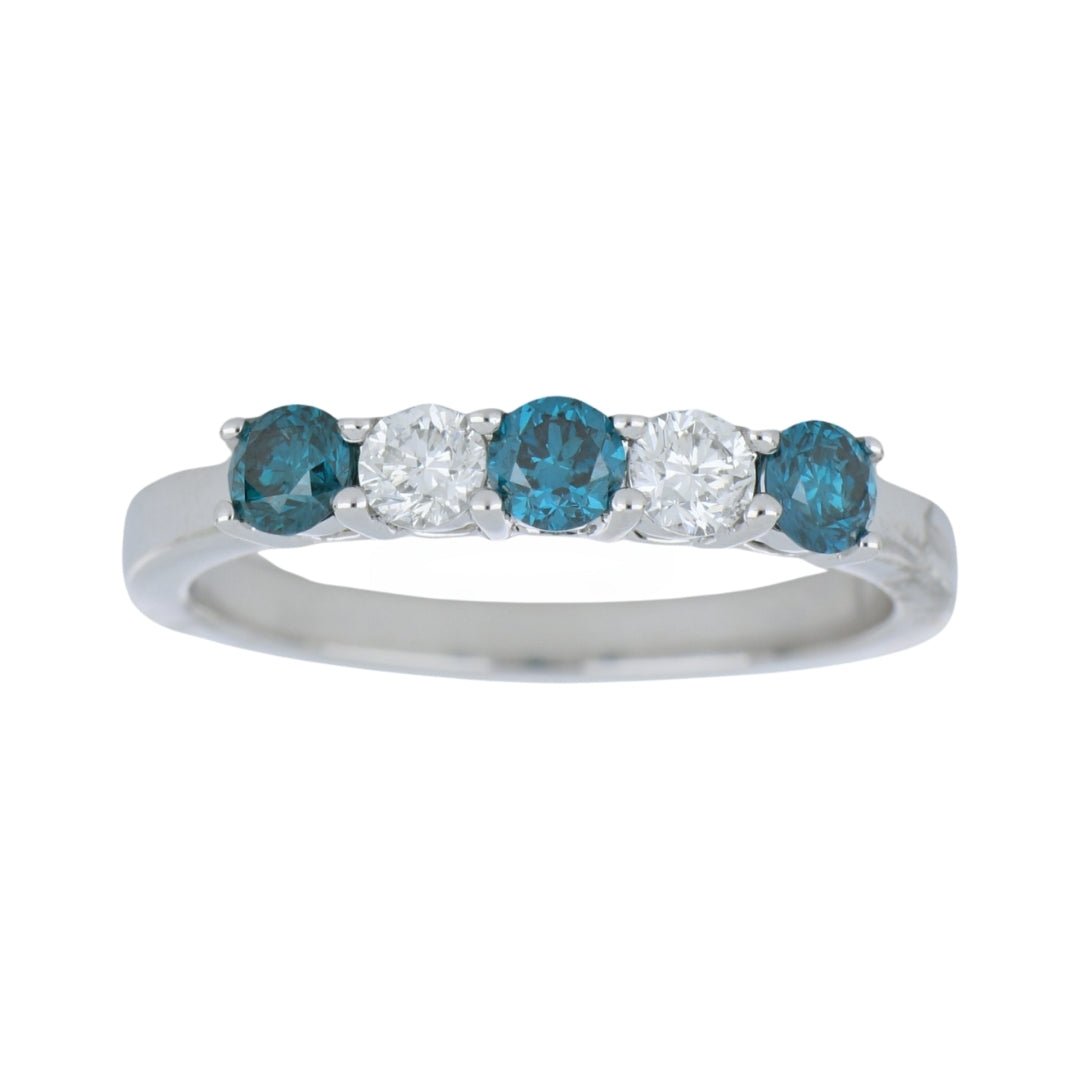 Buy Blue Diamond Ring (Blue Diamond 0.51 cts. White Diamond 0.27 cts.) at Kay's Fine Jewelry