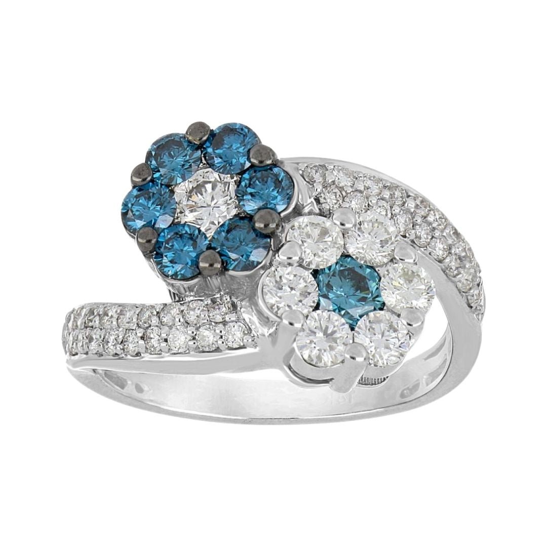 Buy Blue Diamond Ring (Blue Diamond 0.71 cts. White Diamond 1 cts.) at Kay's Fine Jewelry