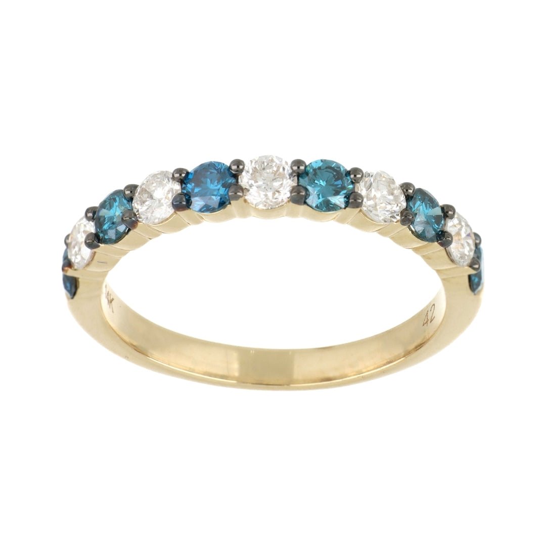 Buy Blue Diamond Ring (White Diamond 0.54 cts. Blue Diamond 0.47 cts.) at Kay's Fine Jewelry