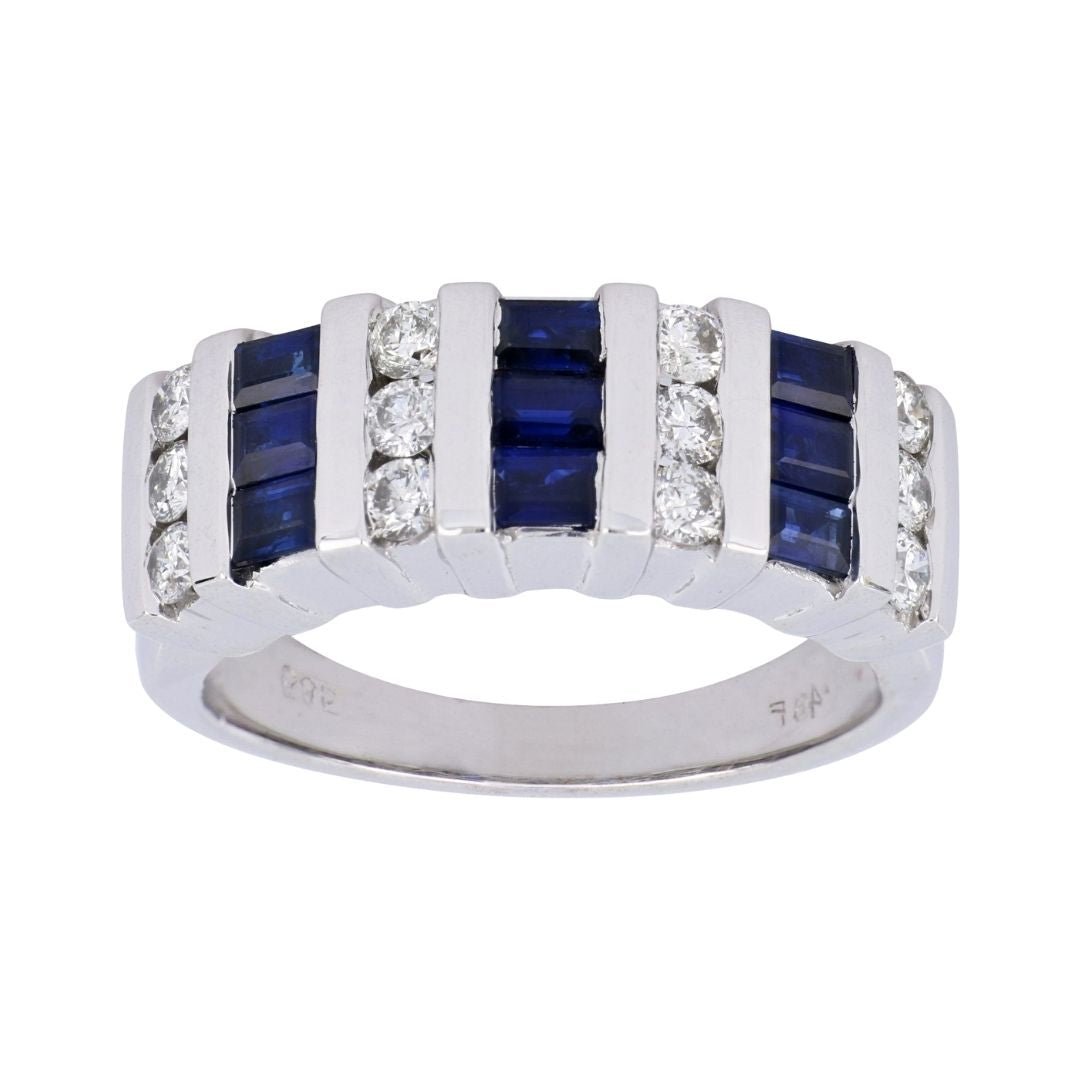 Buy Blue Sapphire (Blue Sapphire 0.99 cts. White Diamond 0.5 cts.) at Kay's Fine Jewelry