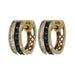 Blue Sapphire Earrings (Blue Sapphire 1.52 cts. White Diamond 0.29 cts.) Not Net
