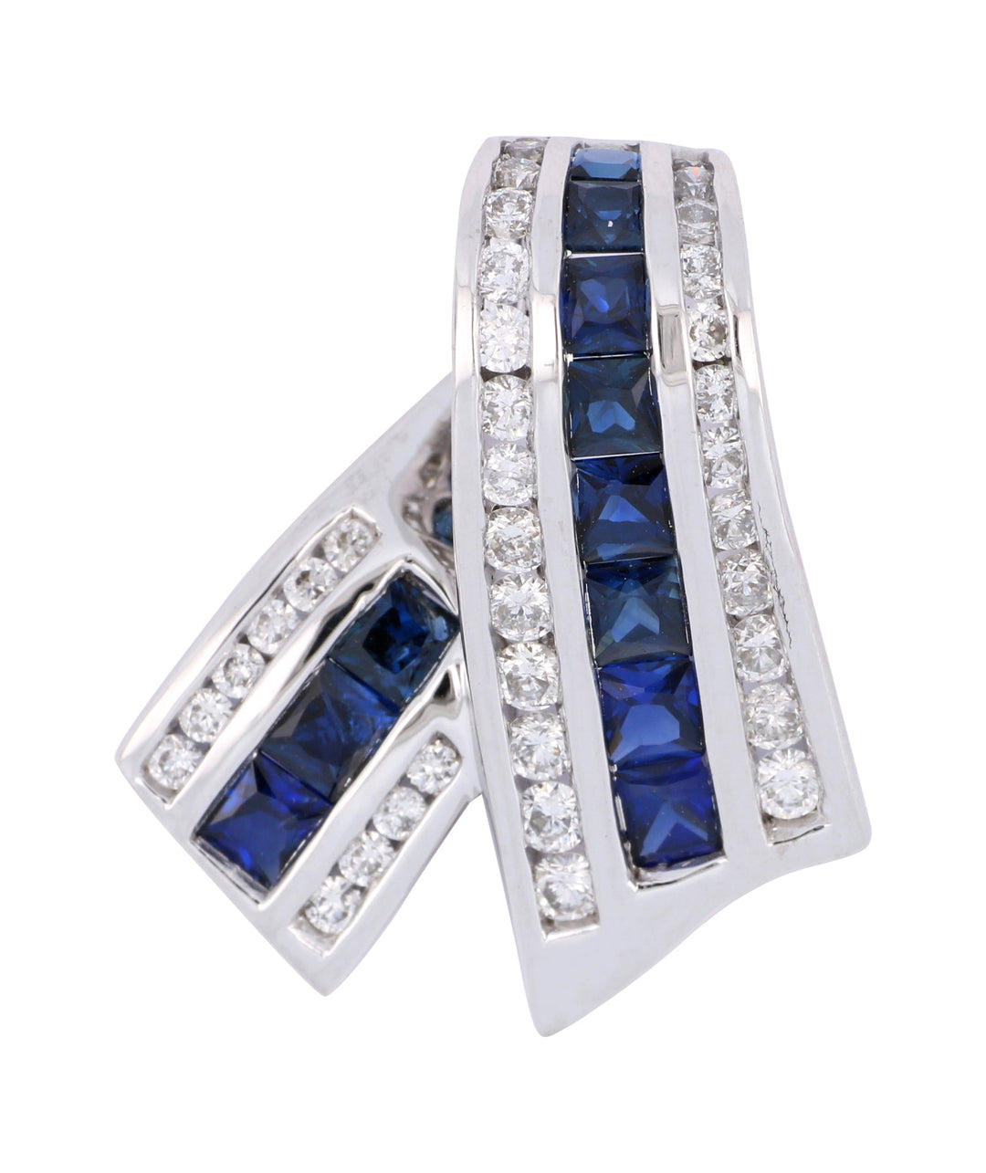 Buy Blue Sapphire Pendant (Blue Sapphire 1.81 cts. White Diamond 0.75 cts.) at Kay's Fine Jewelry