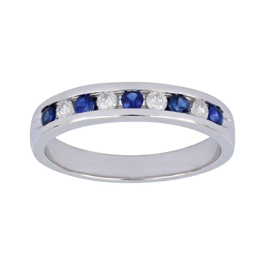 Buy Blue Sapphire Ring (Blue Sapphire 0.25 cts. White Diamond 0.15 cts.) at Kay's Fine Jewelry