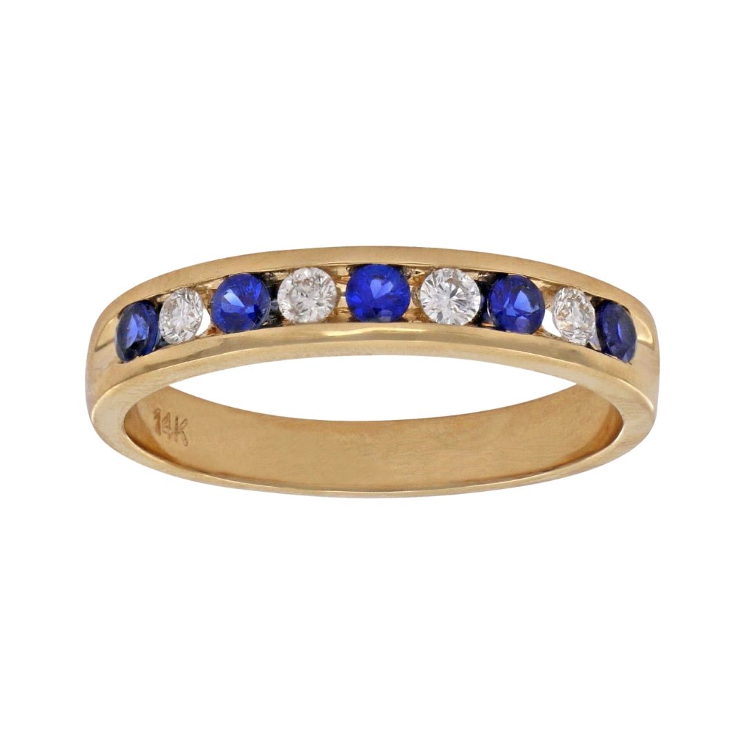 Buy Blue Sapphire Ring (Blue Sapphire 0.28 cts. White Diamond 0.18 cts.) at Kay's Fine Jewelry